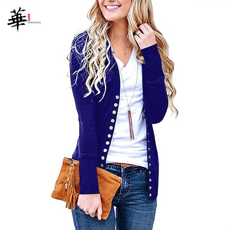 Autumn Collection! Women's Long Sleeve Knitted Cardigan.