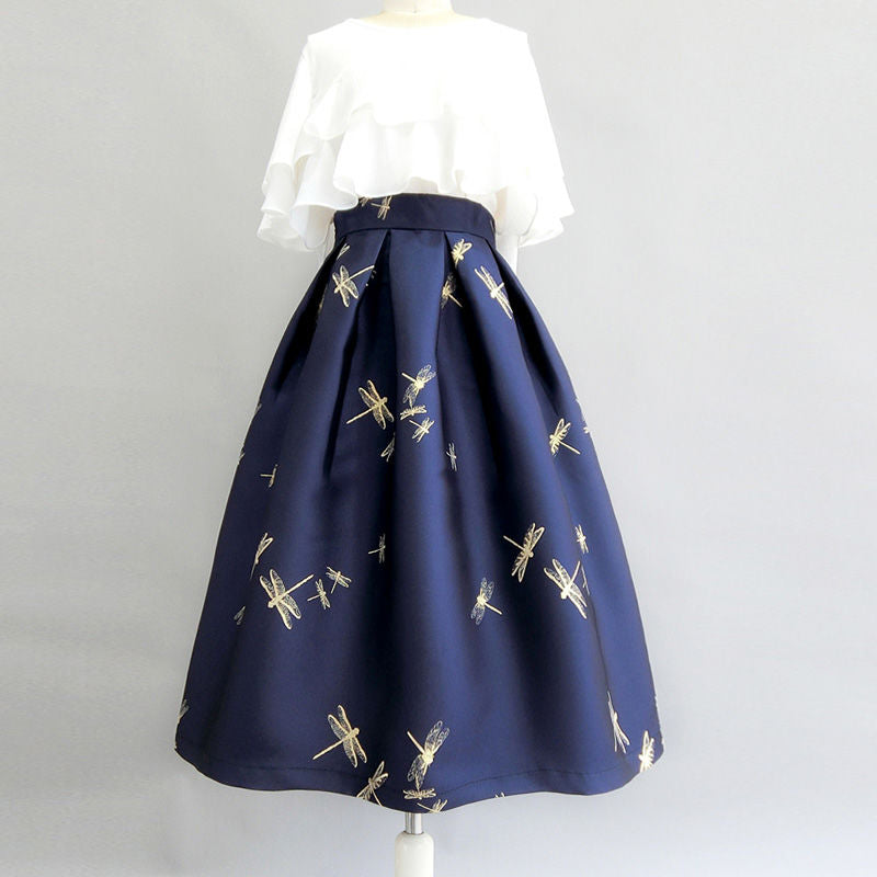 NEW! Spring Summer Vintage All-match Women's Clothing A-line Skirt 2023 New Temperament Streetwear Korean Polka Dot new Tutu Skirt