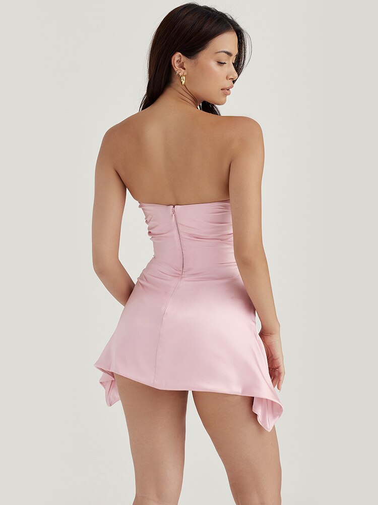 Karlofea High Quality Cocktail Dress. Women's Strapless Fall Runway Collection