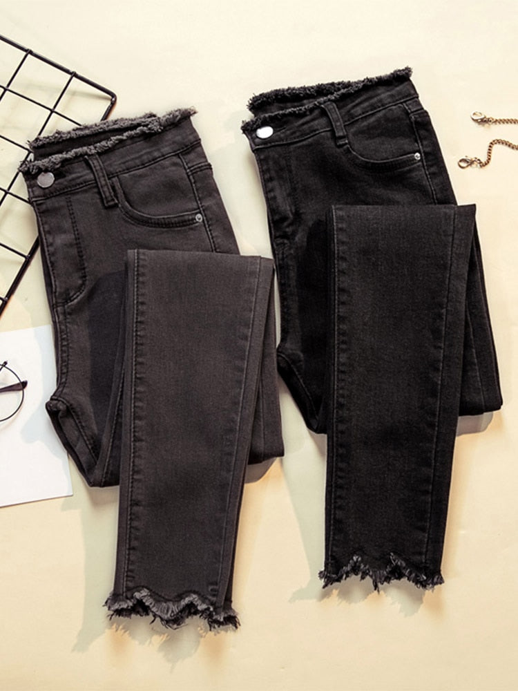 2023! High Waist Jeans. Donna Stretch Bottoms Feminino Skinny Denim Jeans. Up to size 5XL.