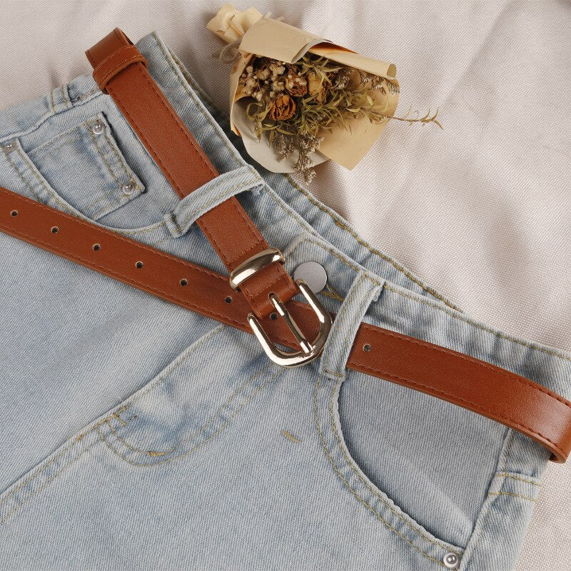 Belts for Women High Quality Fashion Casual Jeans Women's Belt Luxury Designer Brand Pin Buckle Belt New Trend Waist Belt LD2302